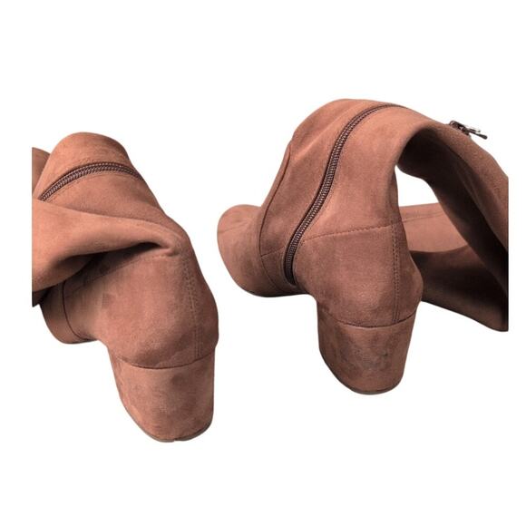 Gianni Bini Laredo Piazza Over-the-Knee Block Heel Boots Taupe Sz 9 NWT - Picture 3 of 3